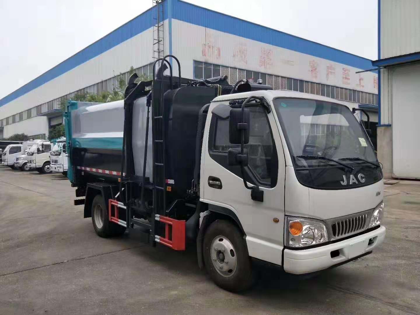 蓝牌不超重7.5方自卸垃圾车厂家参数