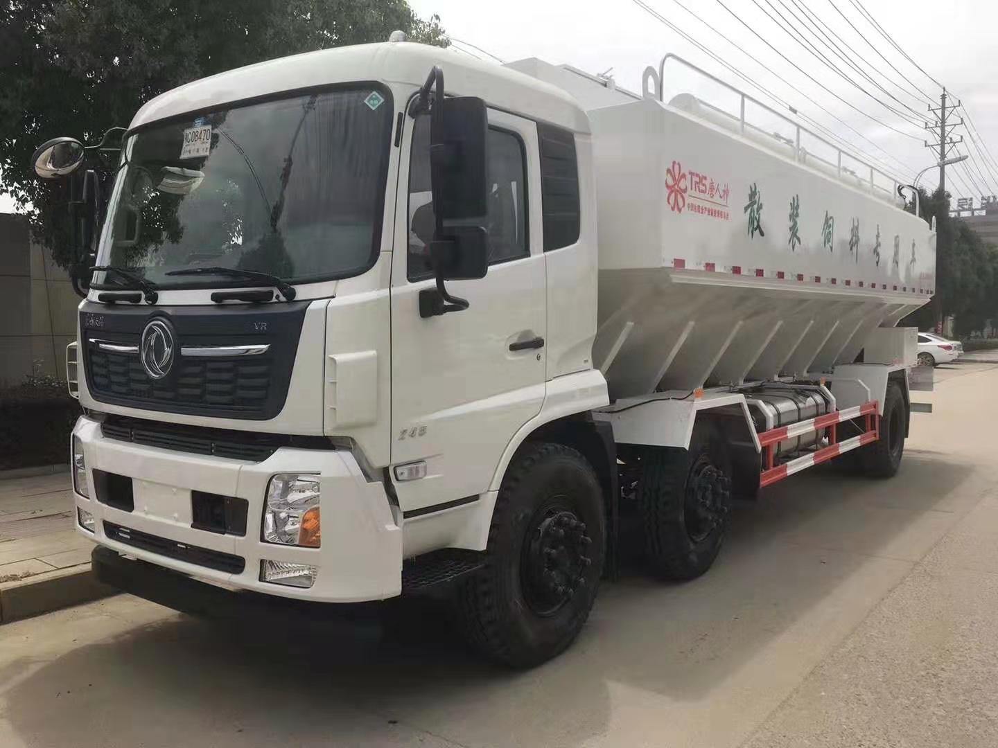 东风15吨散装饲料运输车-新款驾驶室价格