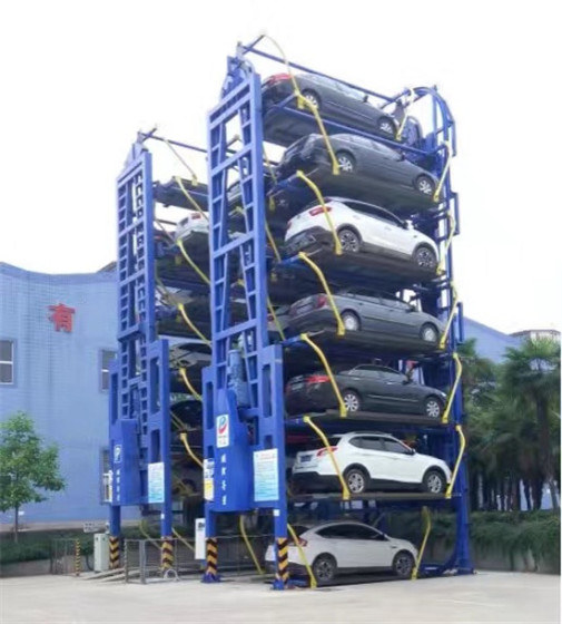 垂直立体车库的工作原理和作用