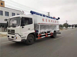 10吨散装饲料车22方东风天锦散装饲料运输车