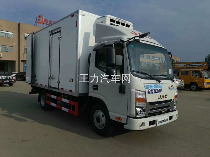 江淮帅铃肉钩冷藏车图片