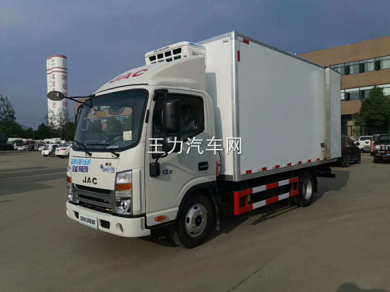 江淮帅铃窄体肉钩冷藏车（不超重）图片
