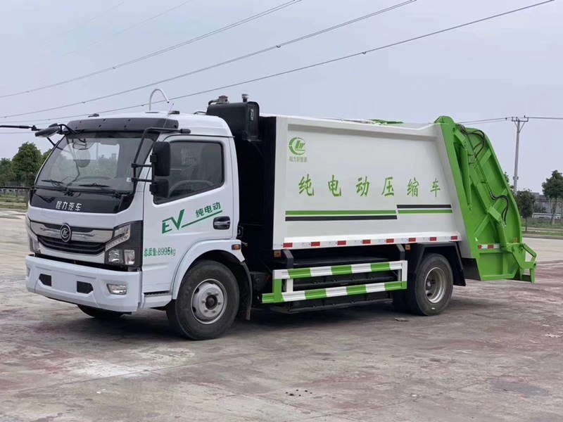 国六新款6方纯电动后装压缩垃圾车
