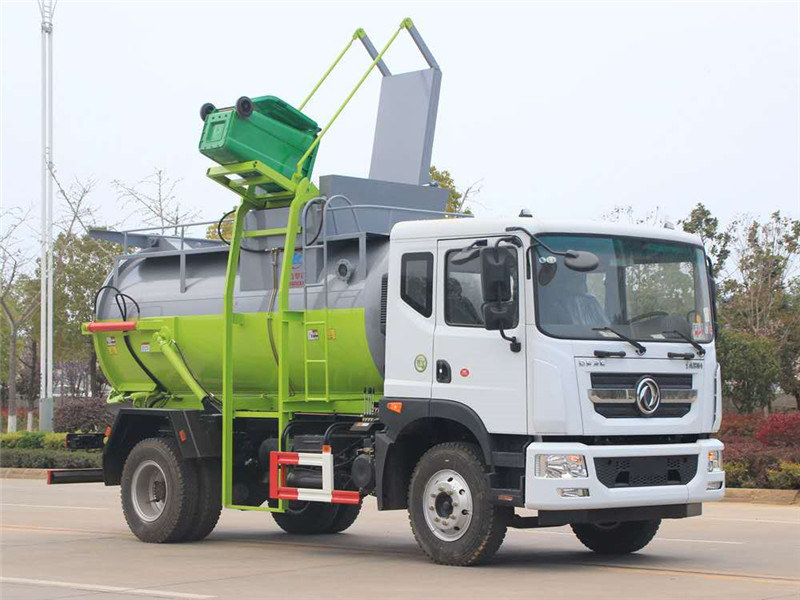 泔水车，餐厨垃圾车的进料，卸料方式和配置