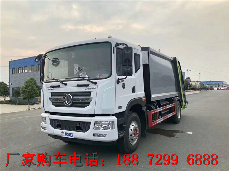 东风D9-10方压缩垃圾车介绍-全方位展示图