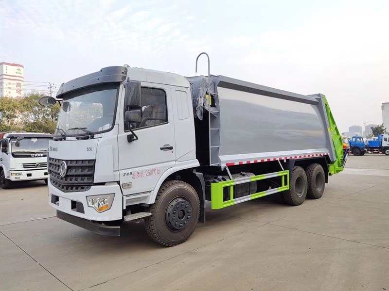 20方国六东风后双桥后装压缩式垃圾车