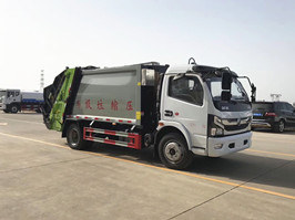 国六8方压缩垃圾车新增细节图片介绍