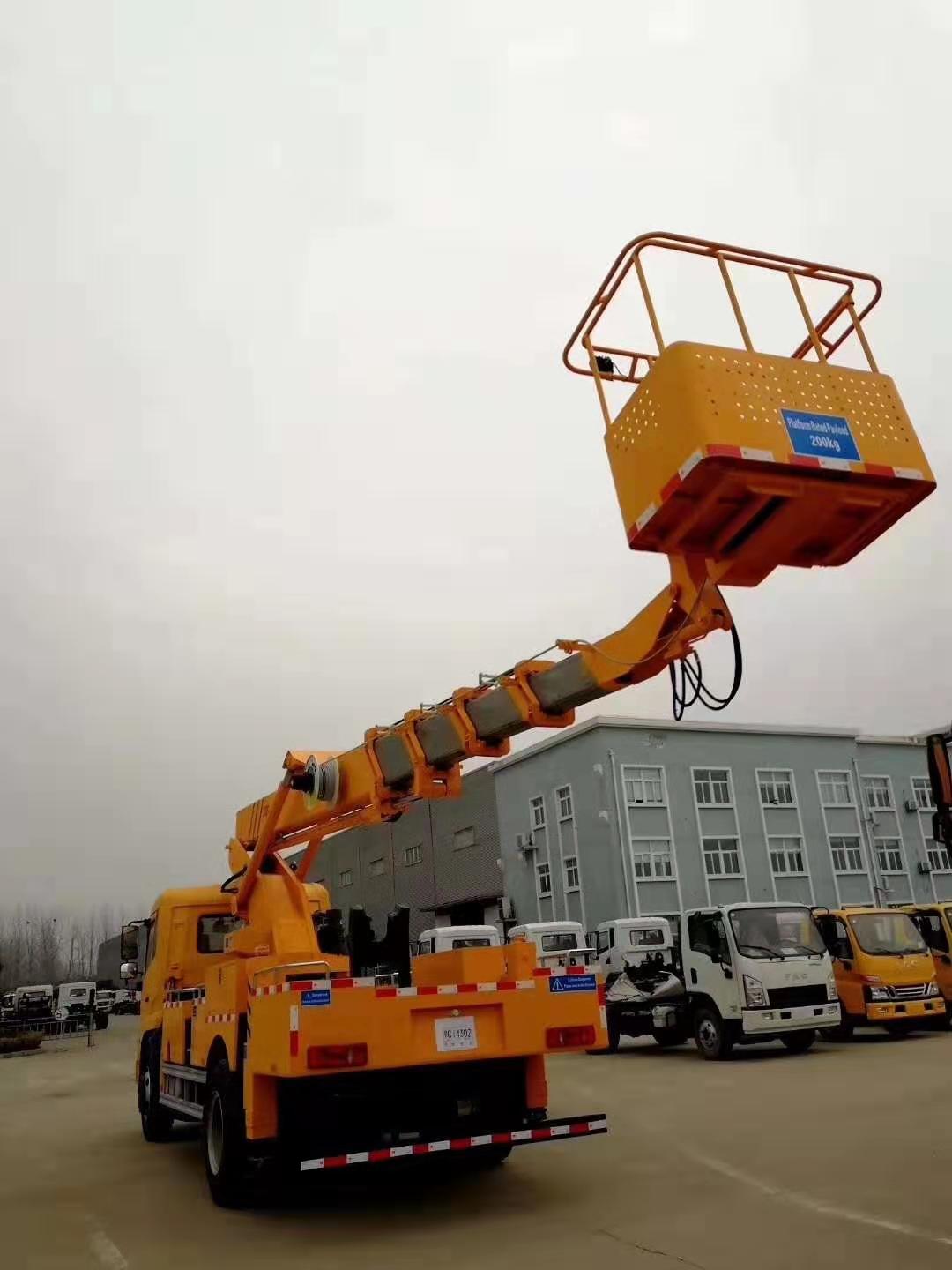 天锦22米直臂高空作业车实拍图片
