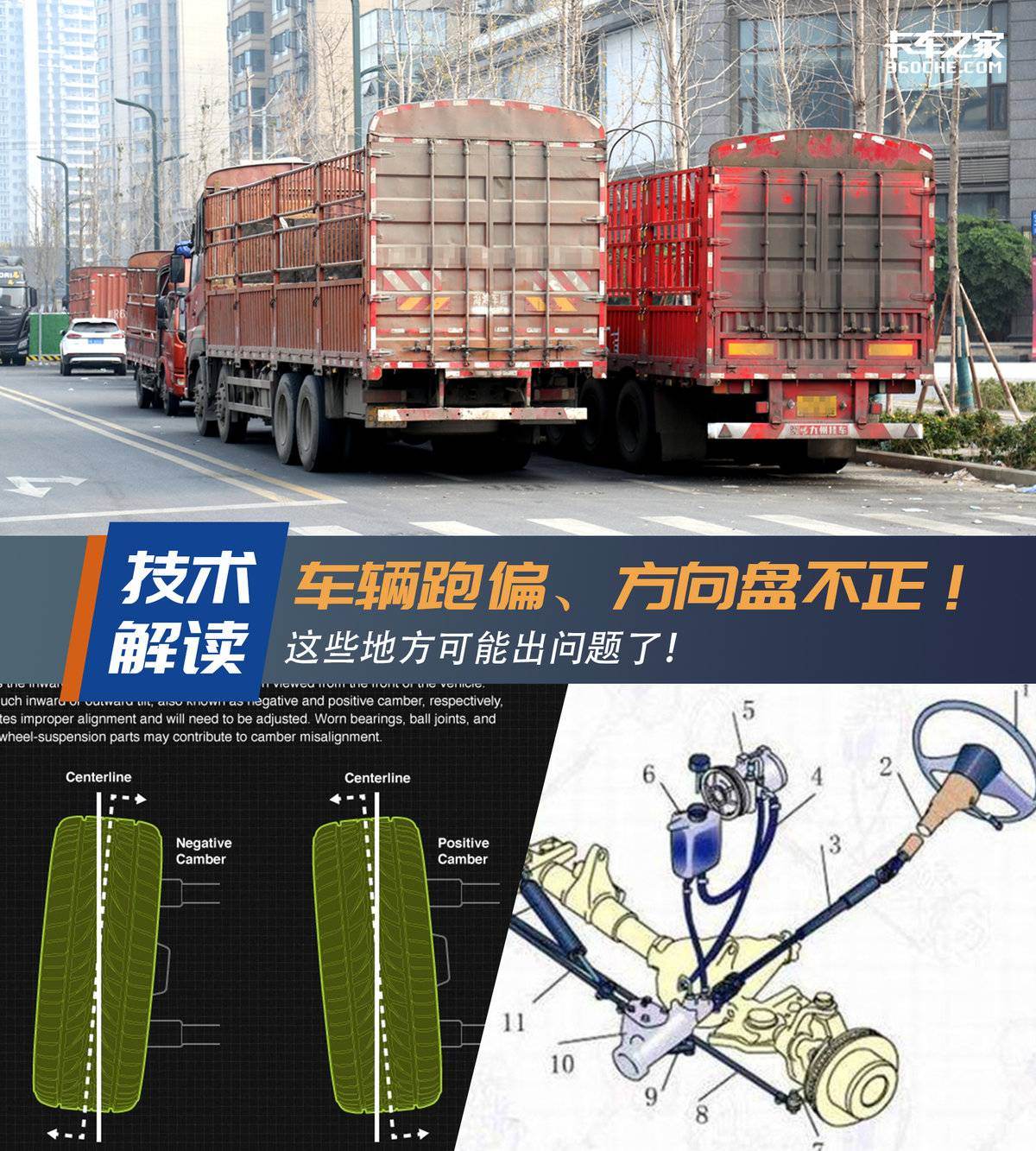 车辆跑偏、方向盘不正！ 是何原因所致?