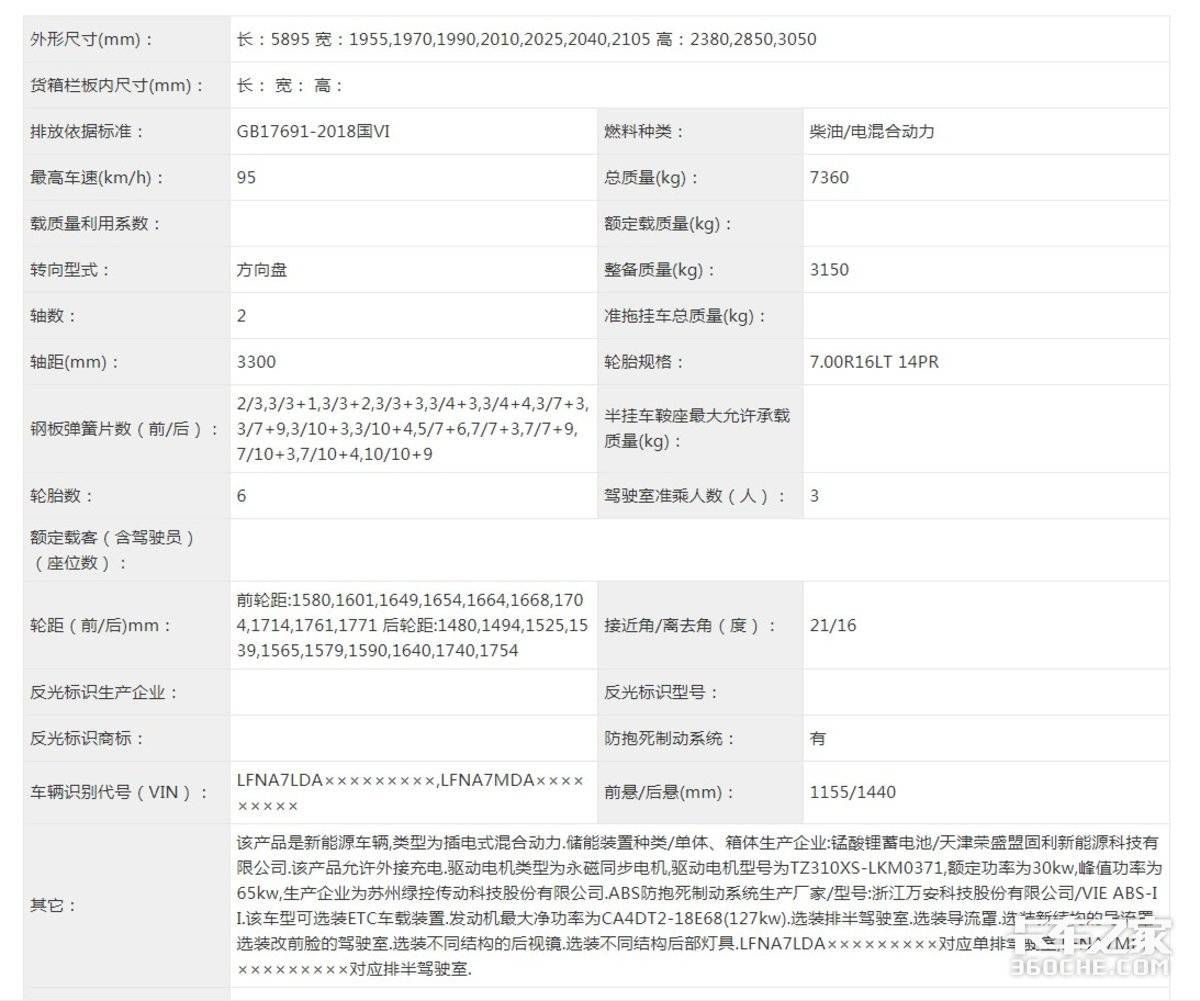 混动轻卡上新 除了油电混还有CNG电混动