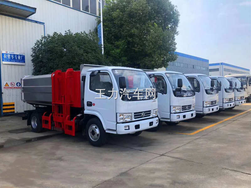 7方东风多利卡挂桶垃圾车图片