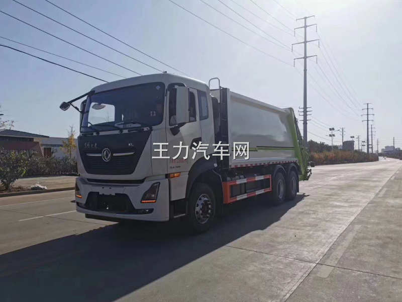 国六东风天锦压缩垃圾车图片