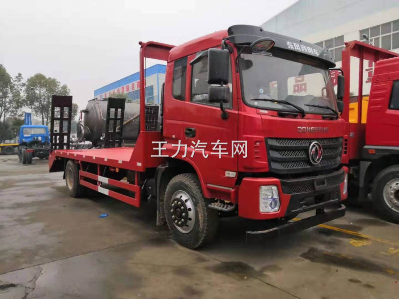 东风单桥新款驾驶室平板运输车 厂家报价 多少钱图片