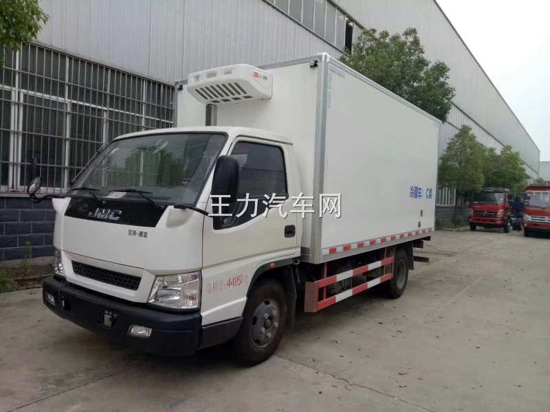 江铃蓝牌冷藏车，宽体驾驶室图片