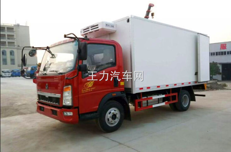 重汽豪沃系列冷藏运输车，可拉水果蔬菜，冻肉图片