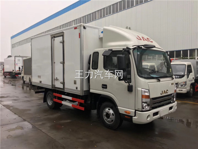 江淮帅铃排半冷藏车3.7米箱体保温质量杠杠的图片