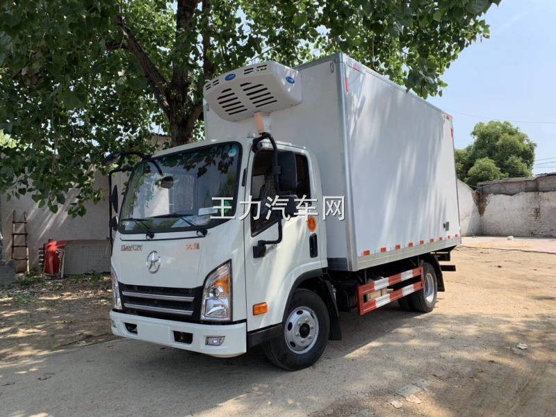 大运4.2米冷藏车不超重图片