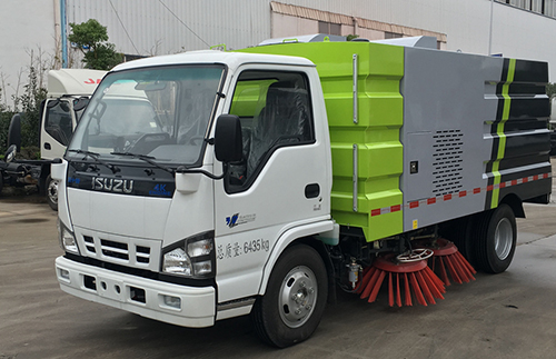 程力威牌CLW5070TSLQ5型扫路车