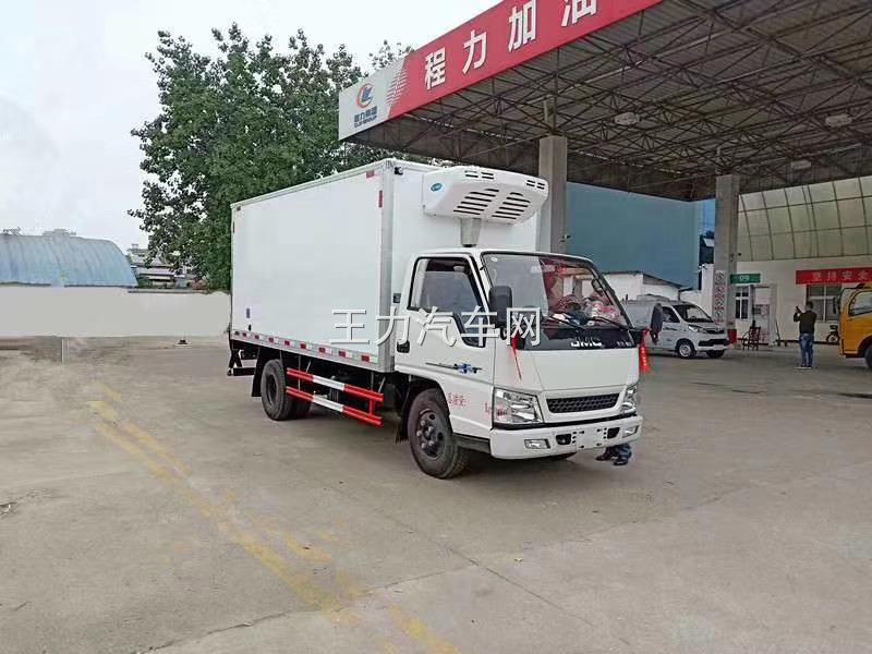 江铃顺达冷藏车蓝牌不超重车型，整车型号：CLW5041XLCJ5图片