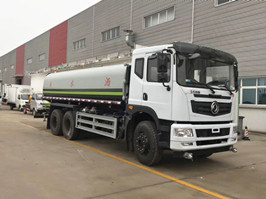 大罐王-东风T5后双桥20方洒水车参数配置图片震撼呈现