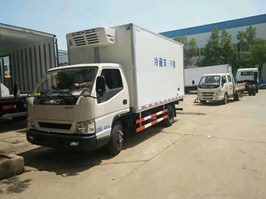 蓝牌冷藏车 江铃新顺达宽体单排冷藏车 柴油版