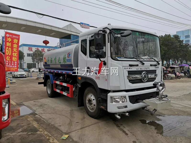 12方东风D9洒水车加装电子炮图片