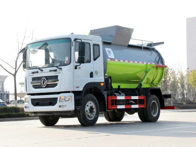 东风D9餐厨垃圾车，国六排放标准图片