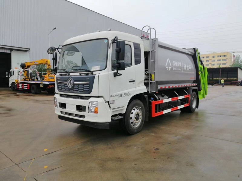 国六东风天锦210马力压缩垃圾车，**报价