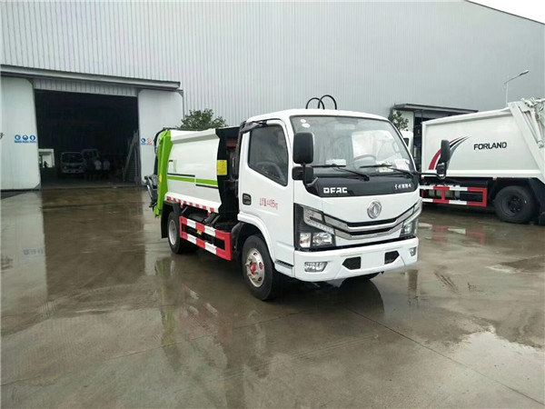 东风国六5方压缩垃圾车
