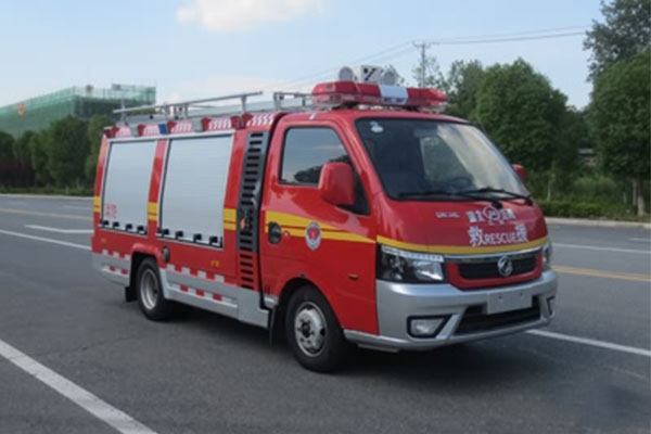 东风途逸国六水雾消防车性能检测