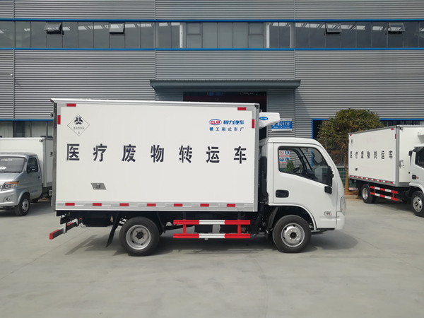 ​跃进S80柴油国六3.4米医疗废物转运车配置详解