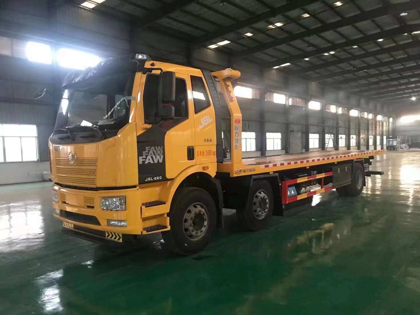 2020款J6L半浮平顶排半国六12吨清障车价格