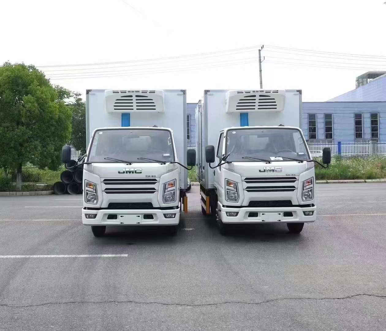 江铃顺达四米二蓝牌冷藏车价格