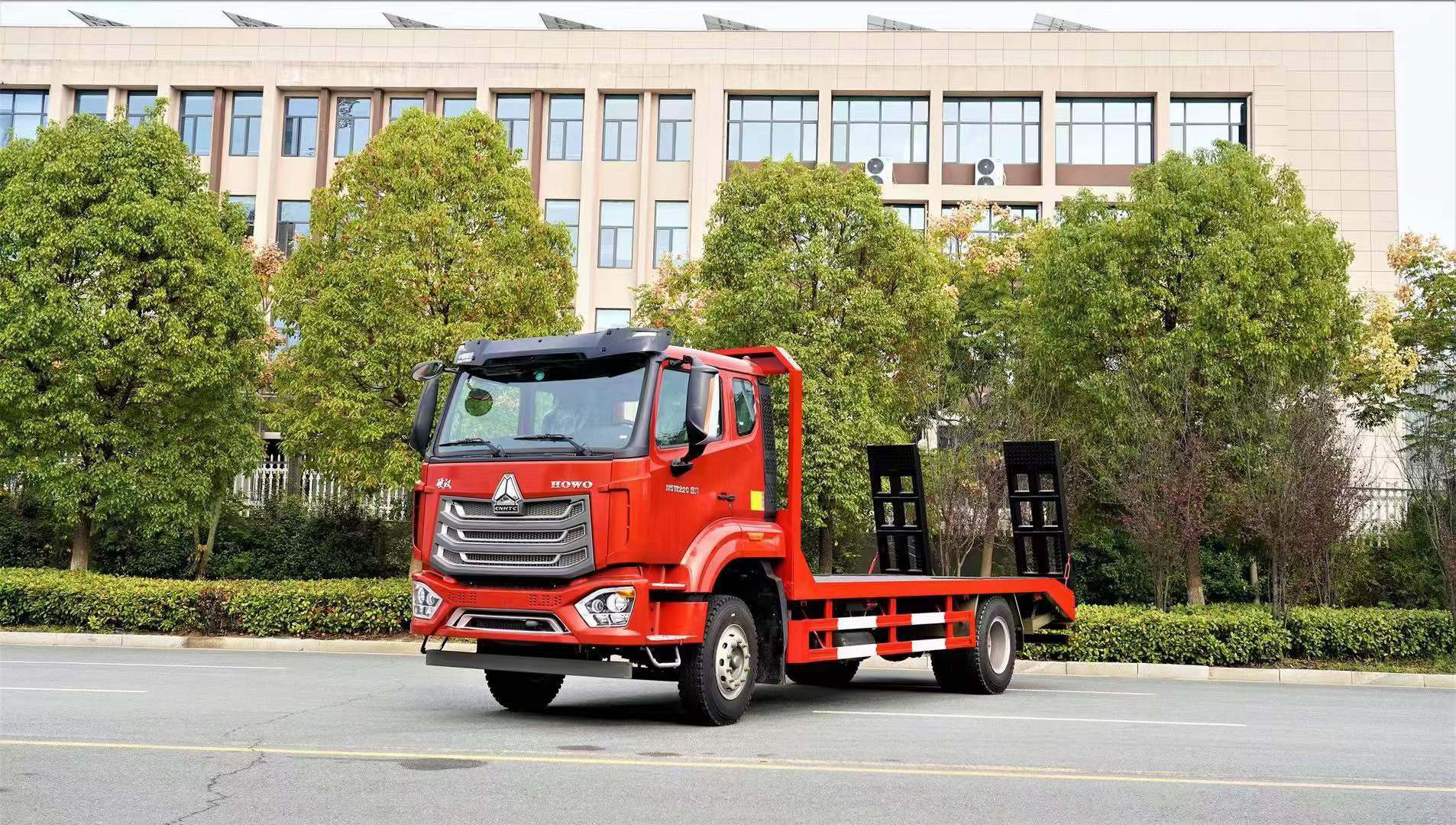 重汽豪沃N5W220平板运输车价格