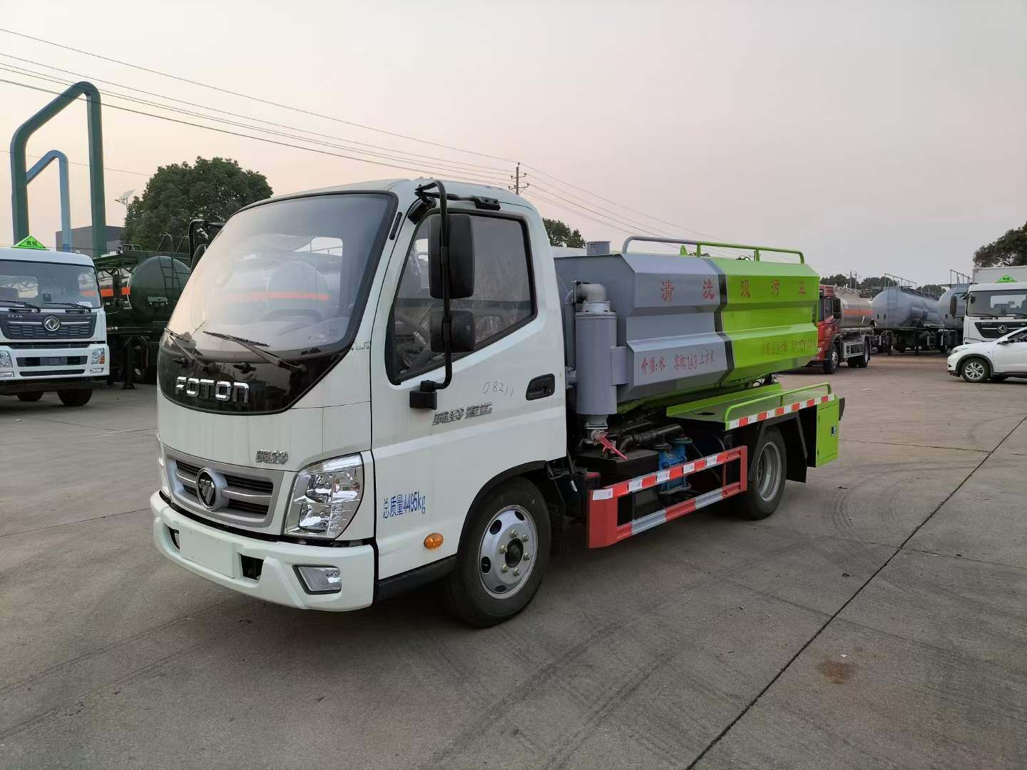 国六福田奥铃清洗吸污车（蓝牌）价格