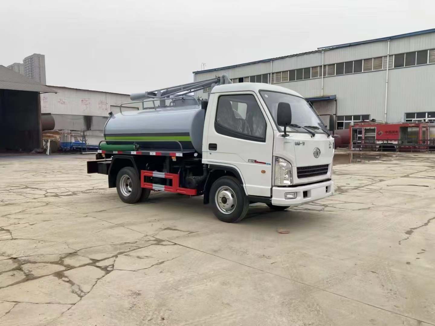 解放一汽红塔霸铃，国六3方吸粪车，标准蓝牌吸粪车价格