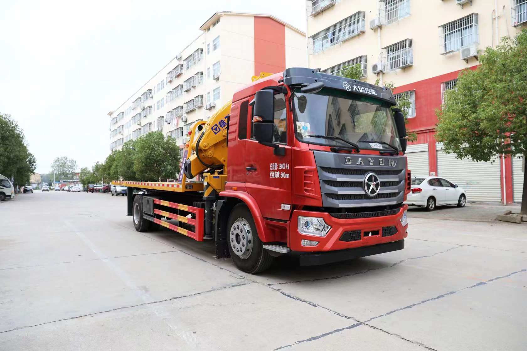 湖北大运风尚清障车(带折臂吊)多少钱？