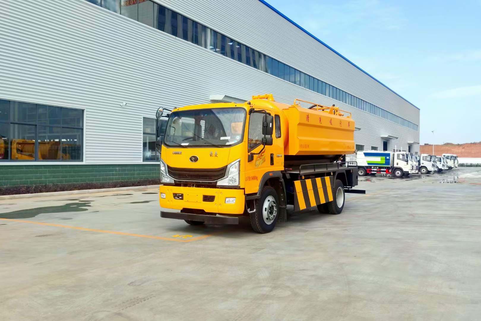 重汽豪曼H3国六12.5方清洗吸污车