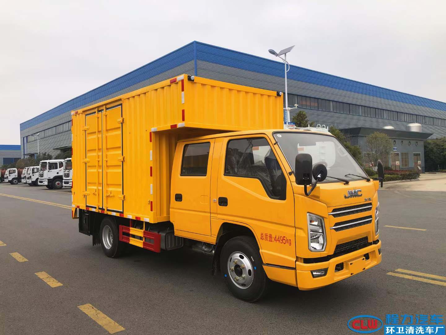 江铃蓝牌双排座工具车