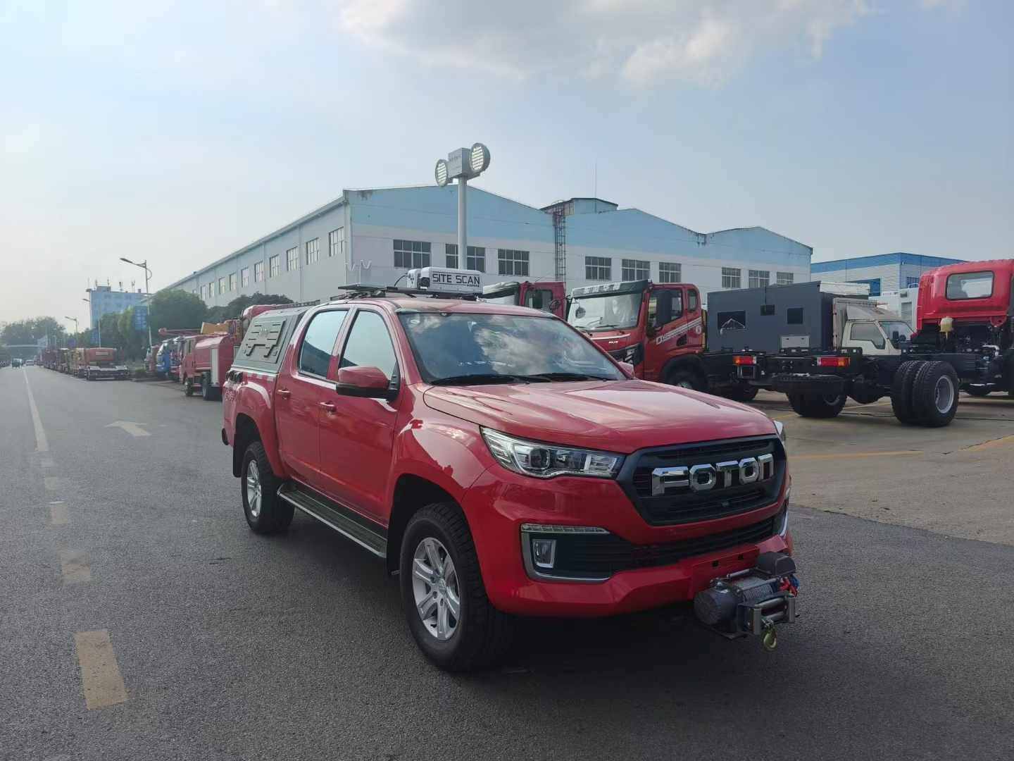 福田四驱大将军指挥车（前突车.细水雾消防车）价格